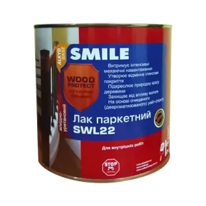 Лак SMILE паркетный SWL-22 алкидный 0,75л полуматовый