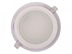 Светильник LED LUXEL 6Вт круг со стеклом встроенный DLRG-6N