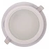 Светильник LED LUXEL 6Вт круг со стеклом встроенный DLRG-6N