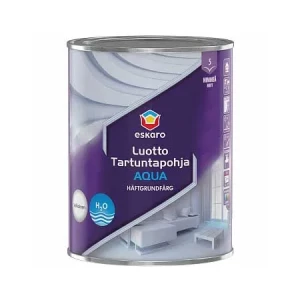 Краска грунтующая ESKARO Luotto Tartuntapohja Aqua 0,9л белая
