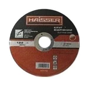 Круг отрезной по металлу и нержавеющей стали HAISSER 180*1,6*22,2мм
