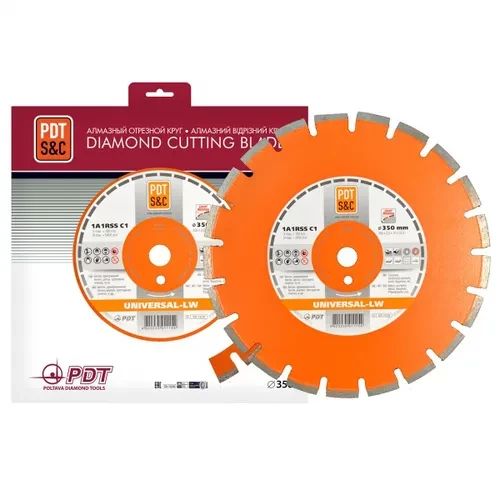 Диск алмазный PDtools UNIVERSAL 350 3.2 10 25.4 Диск алмазный PDtools UNIVERSAL 350 3.2 10 25.4