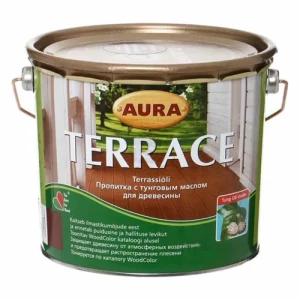 Масло для дерева AURA Terrace 2,7л коричневое