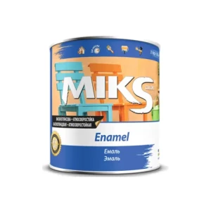 Эмаль алкидная MIKS ПФ-115 2.8кг белый глянец