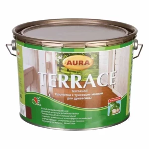 Масло для дерева AURA Terrace 9л коричневое