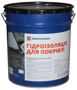 Мастика битумно-резиновая SWEETONDALE Гидроизоляция для кровли 9кг