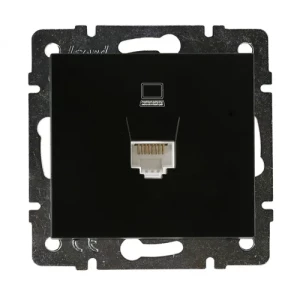 Розетка LEZARD Rain компьютерная антрацит 703-4288-139