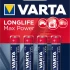 Баторейка VARTA MAX POWER (MAX T.) AAA BLI 4
