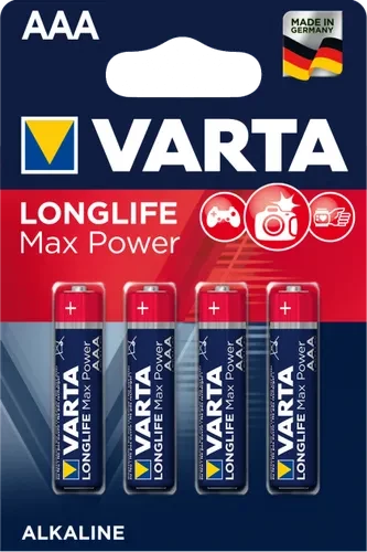 Баторейка VARTA MAX POWER (MAX T.) AAA BLI 4 Баторейка VARTA MAX POWER (MAX T.) AAA BLI 4