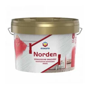 Эмаль акриловая интерьерная ESKARO Norden 30 TR бесцветная 2,7л