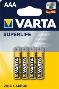 Баторейка VARTA Super Havy Duty AAA BLI 4