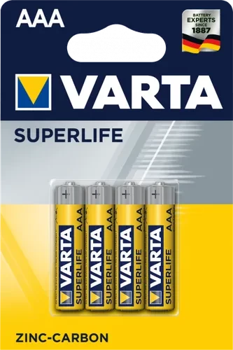 Баторейка VARTA Super Havy Duty AAA BLI 4 Баторейка VARTA Super Havy Duty AAA BLI 4