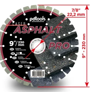 Диск алмазный PDtools ASPHALT PRO 230 2.8 12 22.2