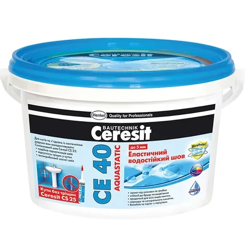 Затирка CERESIT СЕ-40 красная 2кг Затирка CERESIT СЕ-40 красная 2кг