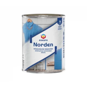 Эмаль акриловая интерьерная ESKARO Norden 70 белая 0,9л