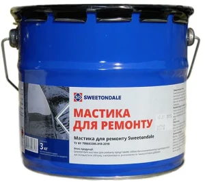 Мастика битумно-резиновая SWEETONDALE Гидроизоляция для кровли 3кг