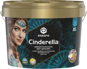 Краска ESKARO Cinderella 9л матовая для стен и потолков.