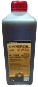 Смазка SYPEROIL для 4-тактных двигателей SAE 10W30 1л