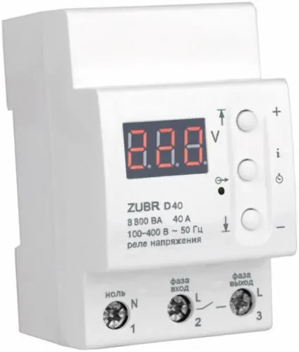 Ограничитель перенапряжения ZUBR D40 8536 Ограничитель перенапряжения ZUBR D40 8536