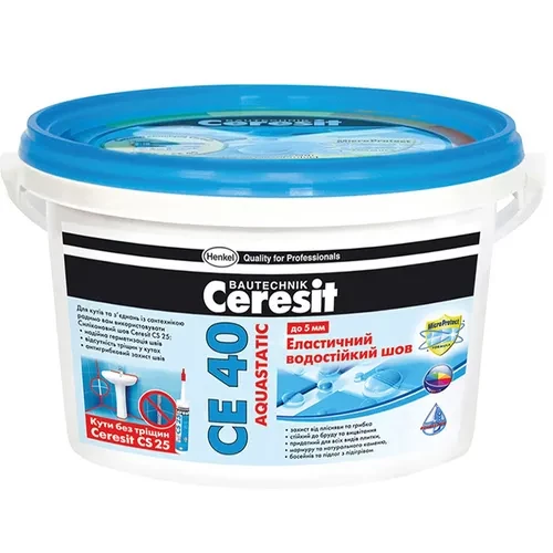 Затирка CERESIT СЕ-40 оливковый 2кг Затирка CERESIT СЕ-40 оливковый 2кг
