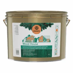 Лазурь для деревянных фасадов ESKARO Wood House 9л полуматовый