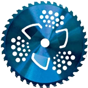 Нож для косы X-Treme 255*25.4*1.3мм 40Т BLUE синий из победит. напайками