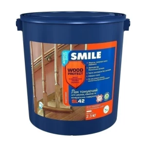 Лак SMILE SL-42 бесцветный полуматовый 2,3кг.